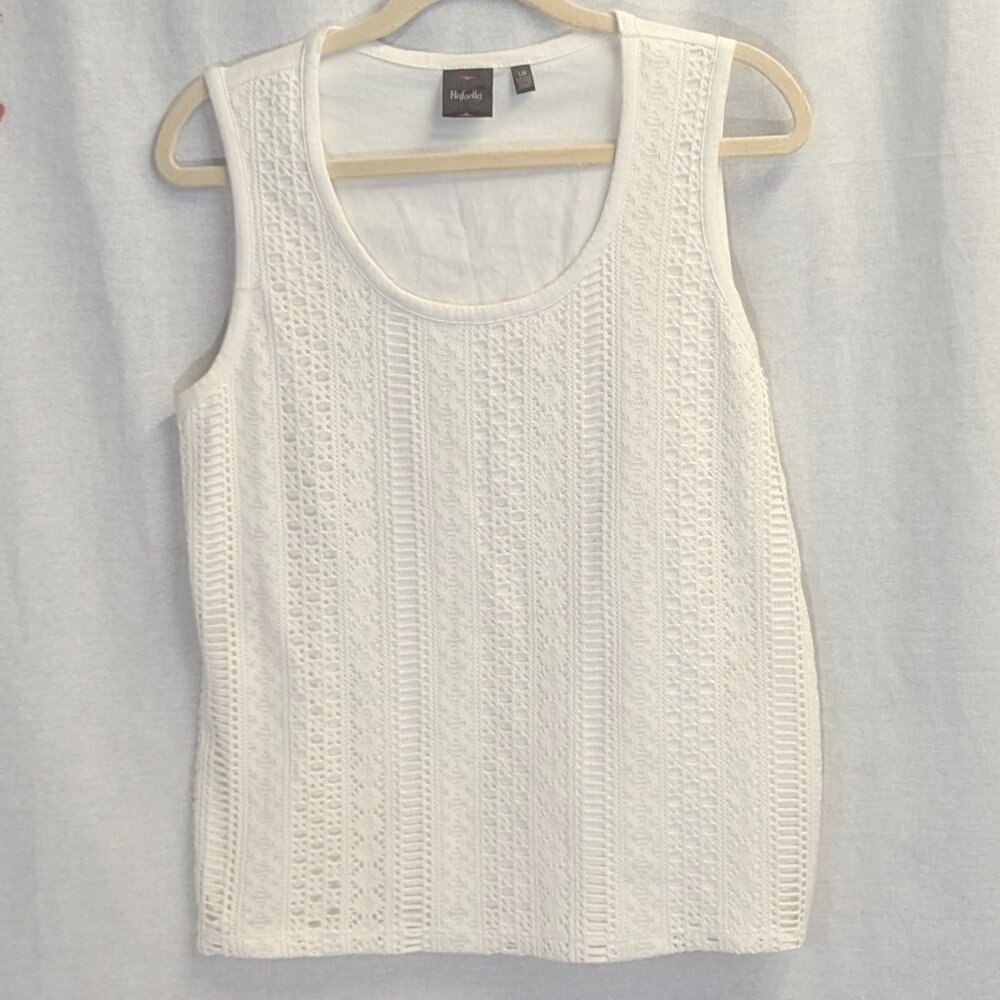 Rafaella Size Large Cream Colored Tank